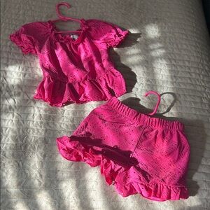Tahari Kids Matching Set in Pink